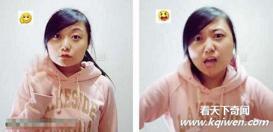 真人演绎美少女版QQ表情 可爱顽皮受热捧(组图)
